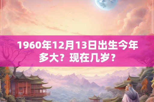 1960年12月11日出生今年多大？现在几岁？