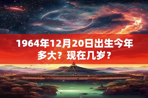 1964年12月20日出生今年多大？现在几岁？