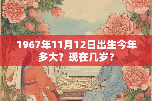 1967年11月10日出生今年多大？现在几岁？