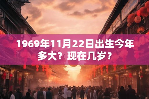 1969年11月22日出生今年多大？现在几岁？