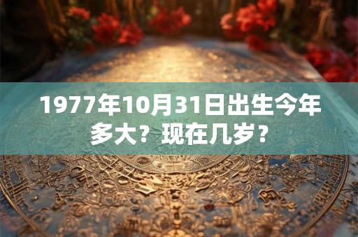 1977年11月11日出生今年多大？现在几岁？