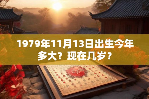 1979年11月13日出生今年多大？现在几岁？