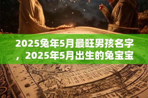 2025兔年7月最旺男孩名字，2025年7月出生的兔宝宝起名