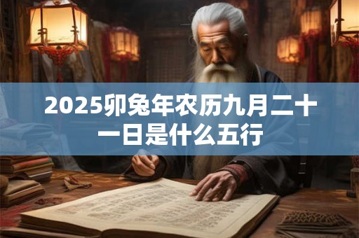 2025卯兔年农历九月二十一日是什么五行