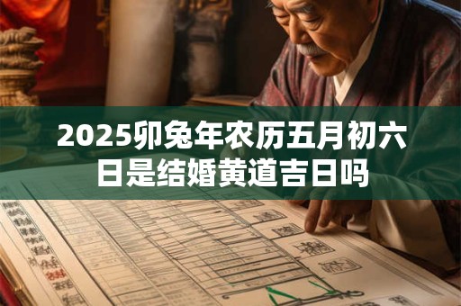 2025卯兔年农历五月初六日是结婚黄道吉日吗