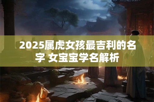 2025属虎女孩最吉利的名字 女宝宝学名解析