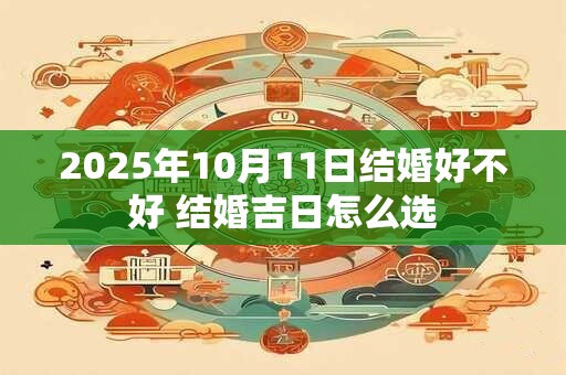 2025年10月11日嫁娶好还是12日嫁娶好