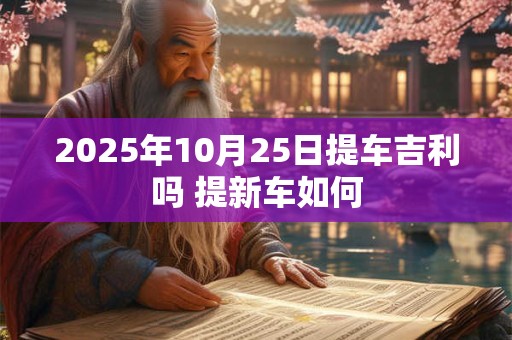 2025年10月25日提车吉利吗 提新车如何