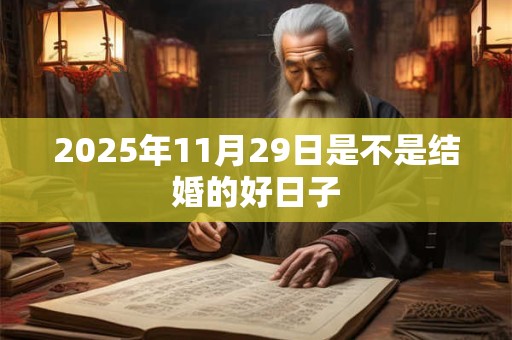 2025年11月29日是不是结婚的好日子