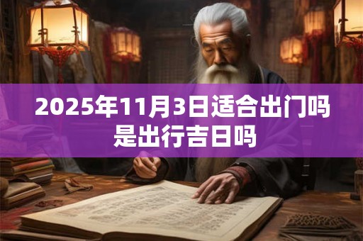 2025年11月3日适合出门吗 是出行吉日吗