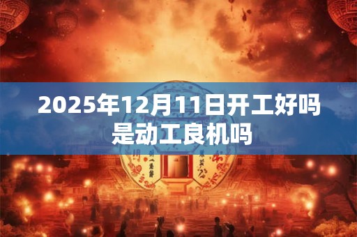 2025年12月11日开工好吗 是动工良机吗
