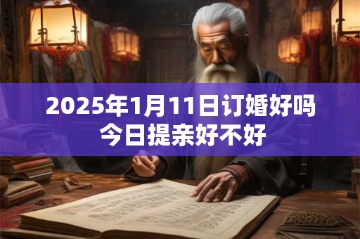 2025年1月12日适合订婚吗 当日黄历宜忌