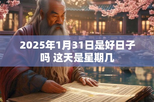 2025年1月31日是好日子吗 这天是星期几