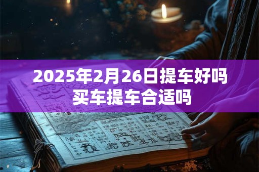 2025年2月26日提车好吗 买车提车合适吗