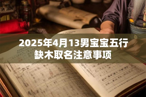 2025年4月13男宝宝五行缺木取名注意事项