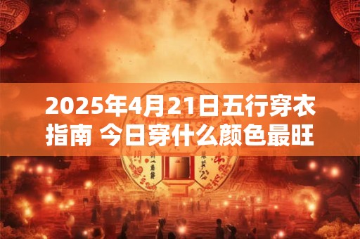 2025年4月21日五行穿衣指南 今日穿什么颜色最旺运