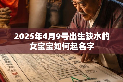 2025年4月9号出生缺水的女宝宝如何起名字