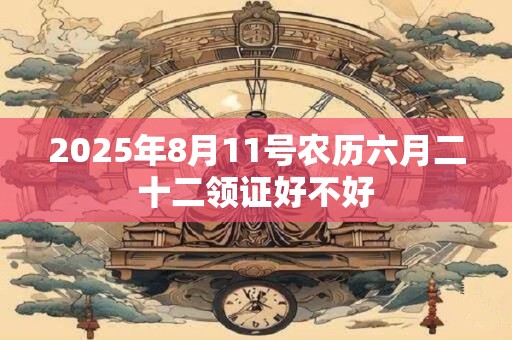 2025年8月11号农历六月二十二领证好不好