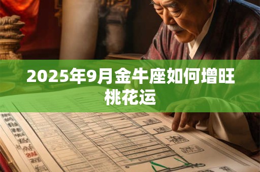 2025年9月金牛座如何增旺桃花运