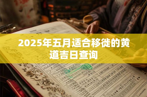 2025年五月适合装修动工的好日子推荐