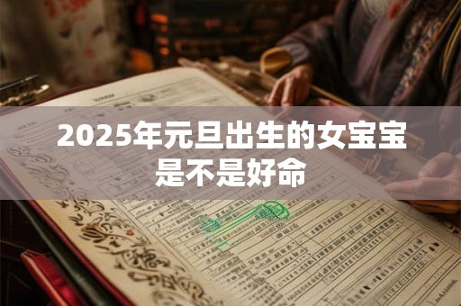 2025年元旦出生的女宝宝是不是好命