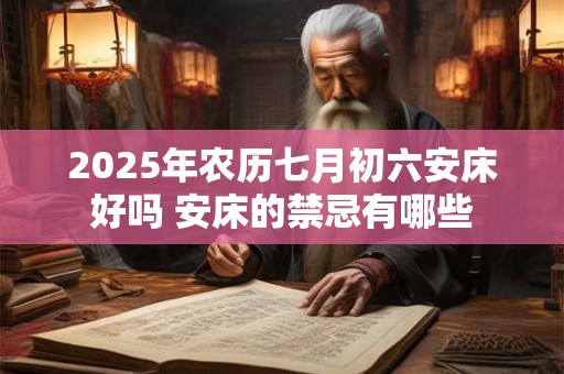 2025年农历七月初六安床好吗 安床的禁忌有哪些