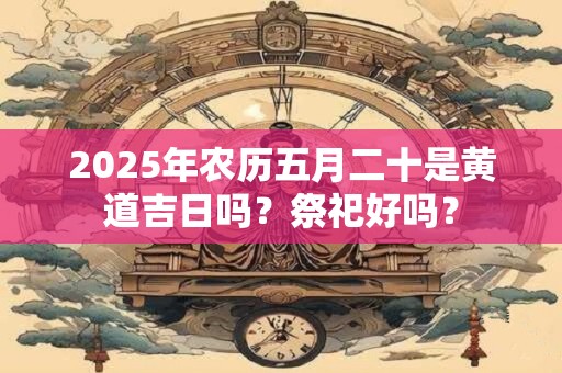 2025年农历五月二十是黄道吉日吗？祭祀好吗？