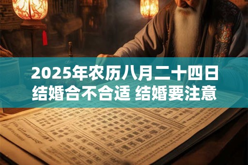 2025年农历八月二十四结婚好不好 结婚当天能回娘家吗