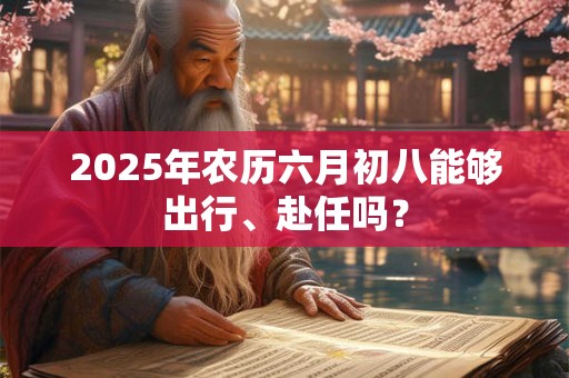 2025年农历六月初八日子好不好 是黄道吉日吗