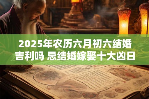 2025年农历六月初六适合去理发吗？