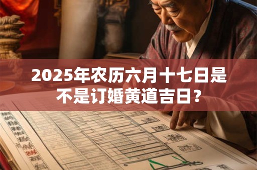 2025年农历六月十七日子好吗？祭祀好不好？