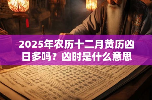2025年农历十二月黄历凶日多吗？凶时是什么意思