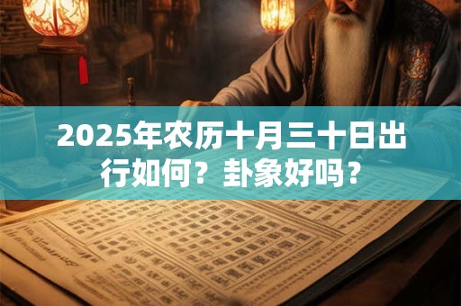 2025年农历十月三十日出行如何？卦象好吗？