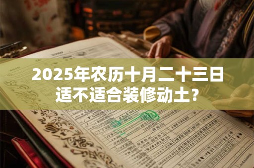 2025年农历十月二十三日怎么样？是吉日吗？