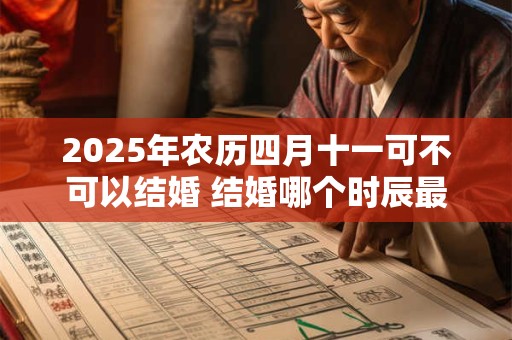 2025年农历四月十一可不可以结婚 结婚哪个时辰最吉利