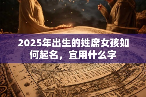 2025年出生的姓席女孩如何起名，宜用什么字