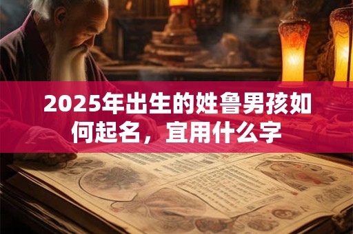 2025年出生的姓鲁男孩如何起名，宜用什么字