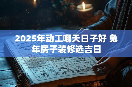 2025年动工哪天日子好 兔年房子装修选吉日