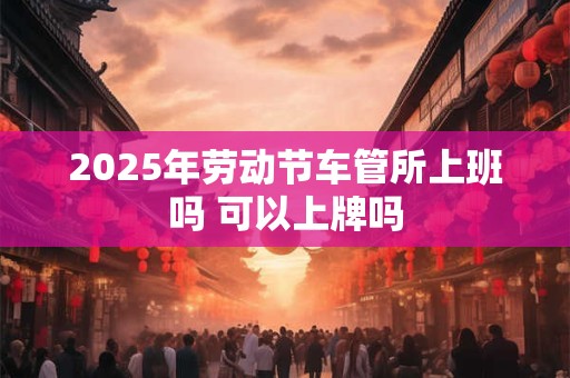 2025年劳动节车管所上班吗 可以上牌吗