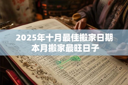 2025年十月搬家吉日查询 本月搬家哪天最好