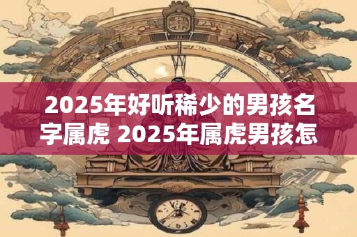 2025年好听稀少的男孩名字属虎 2025年属虎男孩怎么取名好 2025年好听稀少的男孩名字属虎 2025年属虎男孩怎么取名好