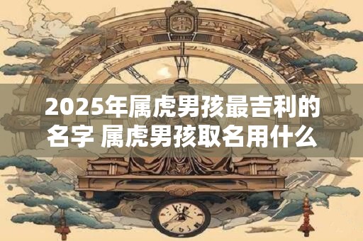 2025年属虎男孩100分名字 富有极好寓意