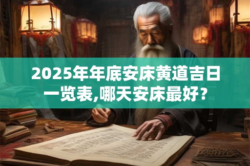 2025年年底安床黄道吉日一览表,哪天安床最好？