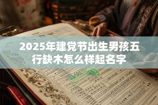 2025年建党节出生男孩五行缺木怎么样起名字