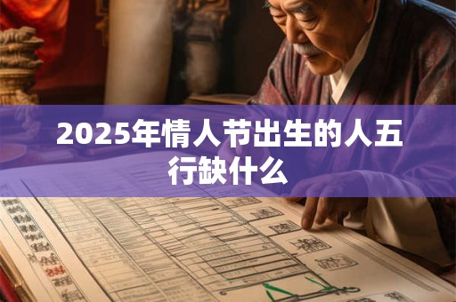 2025年情人节出生的人五行缺什么
