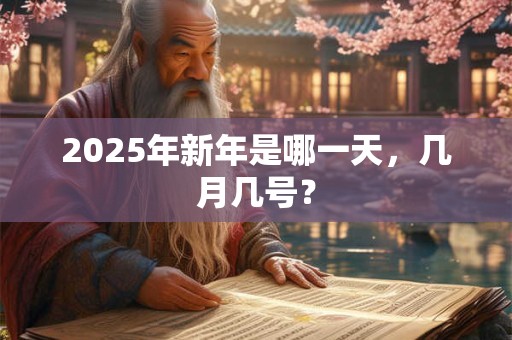 2025年新年是哪一天，几月几号？