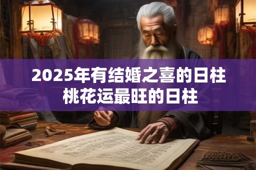 2025年有结婚之喜的日柱 桃花运最旺的日柱