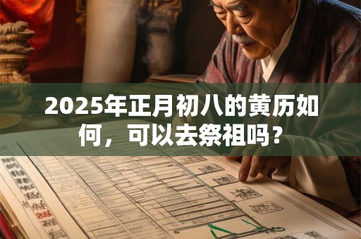 2025年正月初八的黄历如何，可以去祭祖吗？