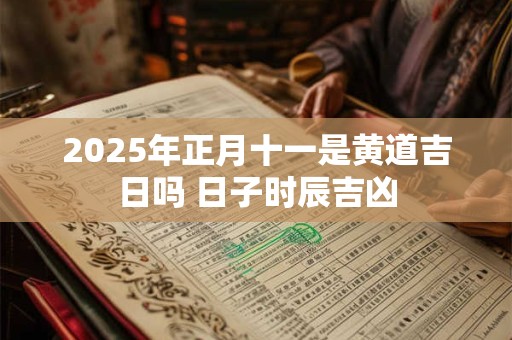 2025年正月十一是黄道吉日吗 日子时辰吉凶