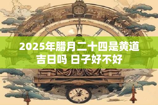 2025年腊月二十四日子好不好 是黄道吉日吗